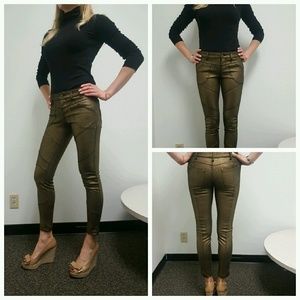 BNWOT Free People Gold metallic pants